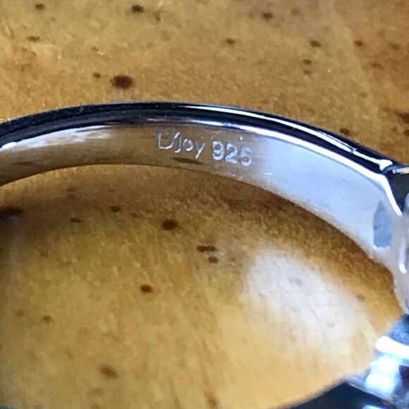 Natural Ruby Diamond Sterling Silver Ring Size 8 - Picture 5 of 8